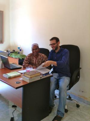 Mohamed Diagayété and Mauro Nobili in Bamako, November 2013