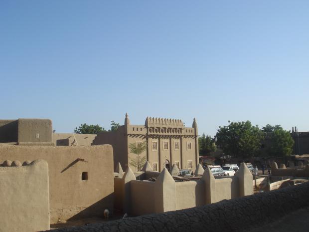 A view of the Djenne Library from the Tombouctou Mss Project's Trip to the city in Dec 2009